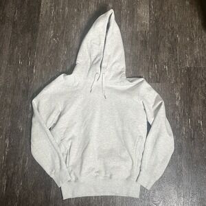 Undercover x Uniqlo UUU Hoodie Gray S Pullover Minimalist Streetwear Thick